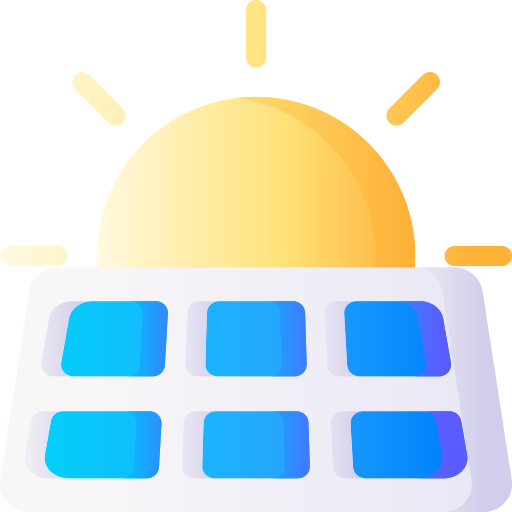 Solar Panel Icon used On Embedos Website for various devices that can be monitored in Distributed Solar Site Monitoring Solution