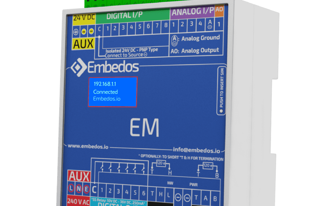 Embedos IO Data Logger + 4G Gateway