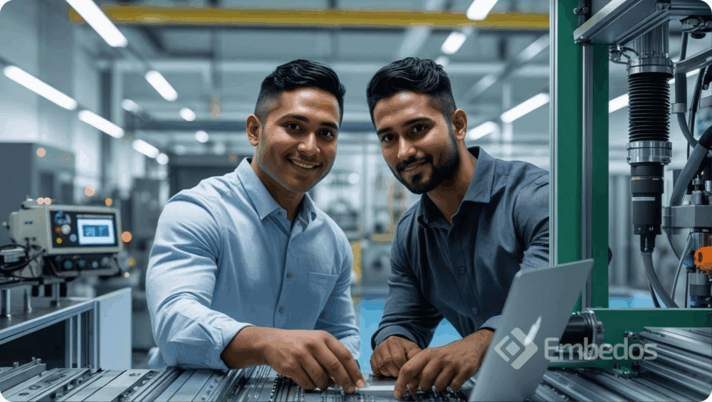 Embedos_Automation Engineer working in a Manufacturing plant